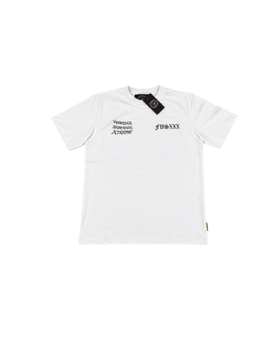 XPERIENCE Graphic Tee — White / Blue