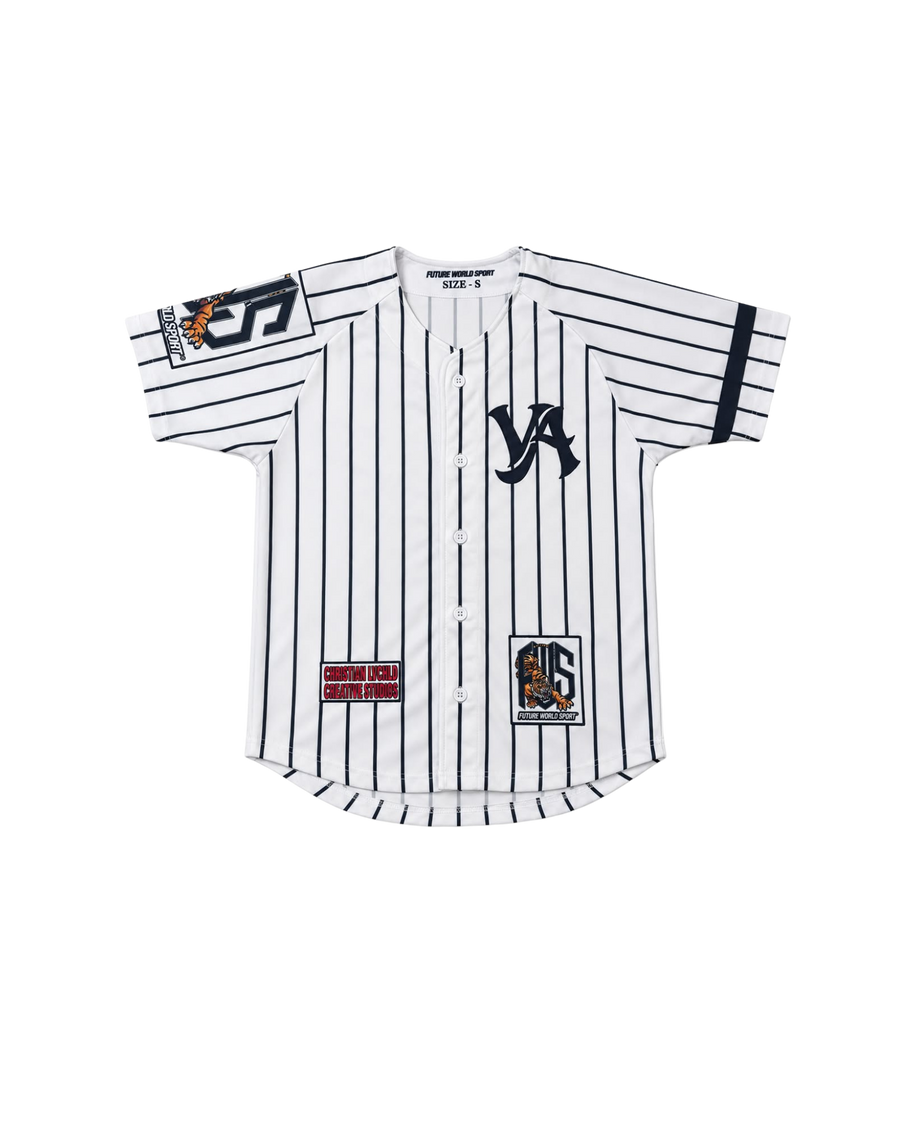White Virginia Vintage Baseball Jersey by Christian LVCHLD