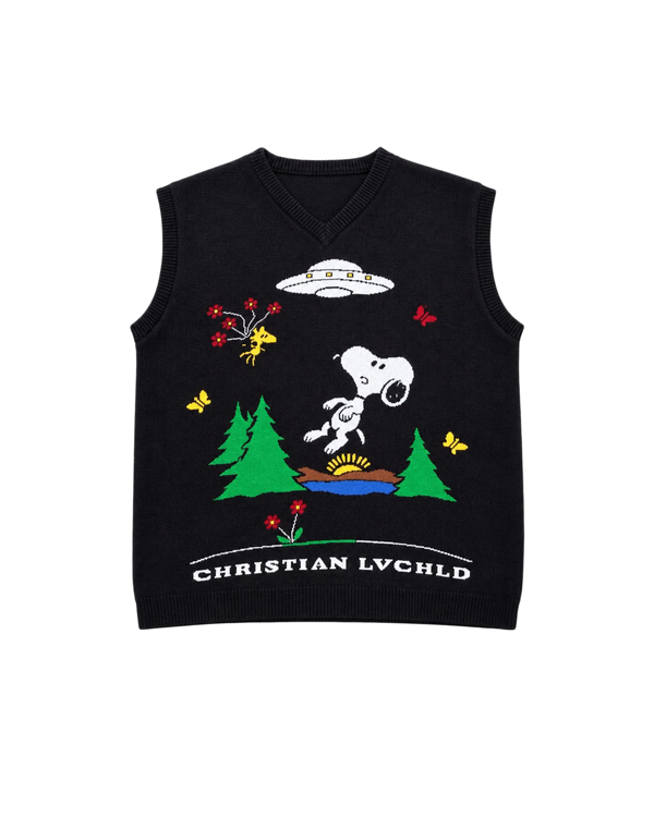 CHRISTIAN LVCHLD Visitors Among Us V-neck vest