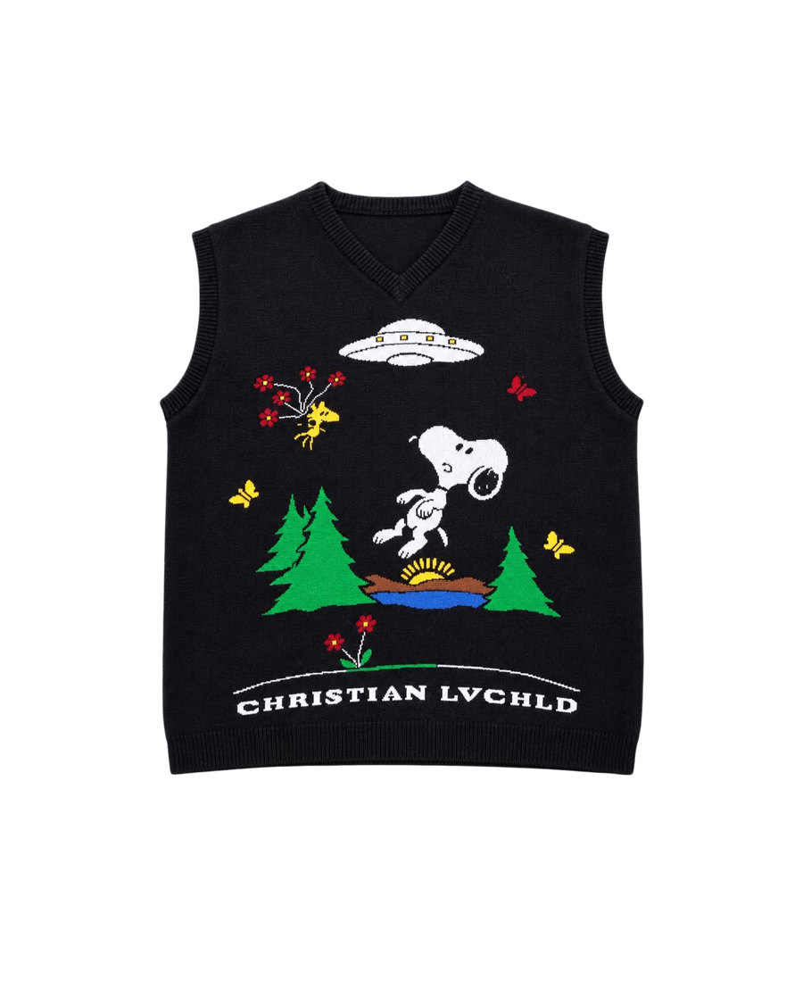 CHRISTIAN LVCHLD Visitors Among Us V-neck vest